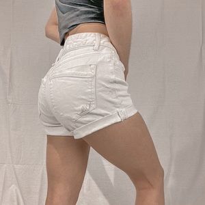 White express jean shorts